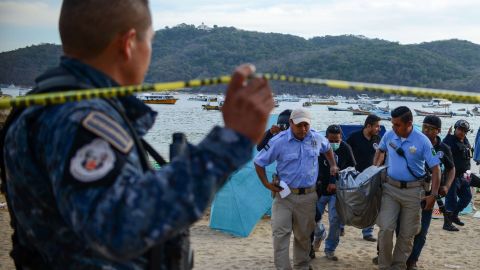 El homicidio ocurrió en medio de la celebración de actos municipales en la playa.