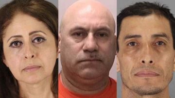 Haydee Arguello, Luisandor Suárez y Wilfredo Amaya, acusados de golpear a un afroamericano motivados por odio.