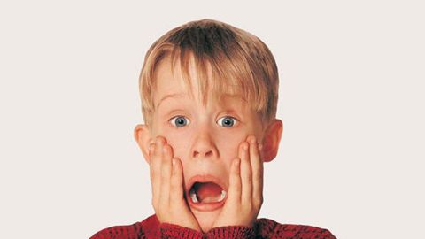 Macauley Culkin en el papel de Kevin McAllister.