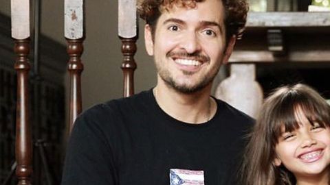 Karla Monroig con su familia