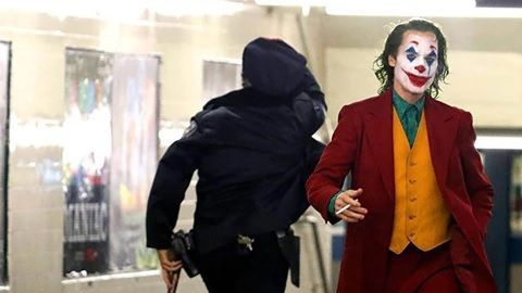 "Joker" con Joaquin Phoenix.