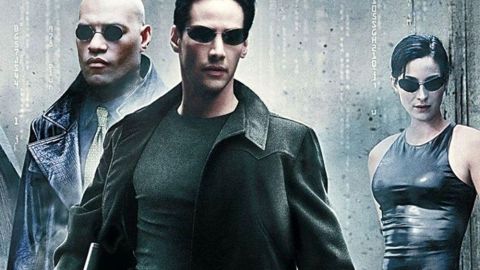 Protagonistas de la cinta The Matrix.