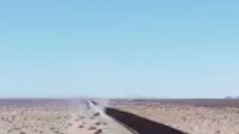 El nuevo muro luce así.