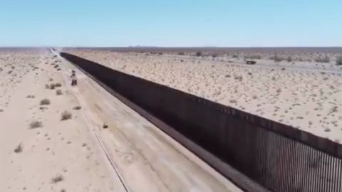 El nuevo muro luce así.