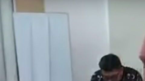 Nacho Vidal en la entrevista.