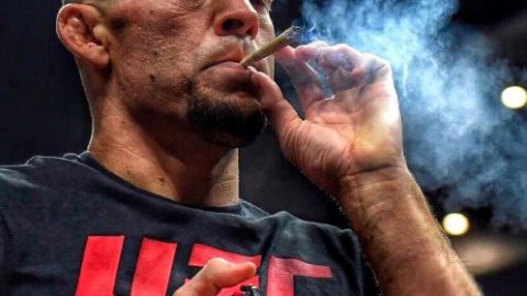 Nate Díaz dijo que sólo se trataba de un cigarro de CBD permitido por la UFC.