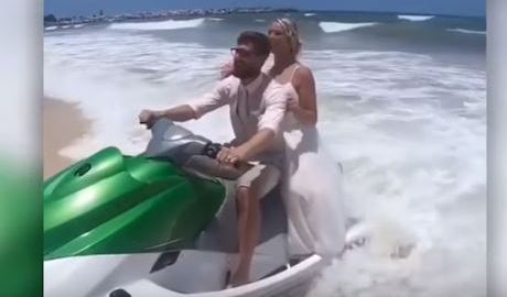 Una mala maniobra arruinó la sesión de fotos.