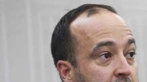 Omar Marrero, principal oficial financiero del gobierno, en conferencia de prensa desde La Fortaleza.