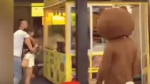 Lo que sería una escena feliz terminó siendo sumamente triste.