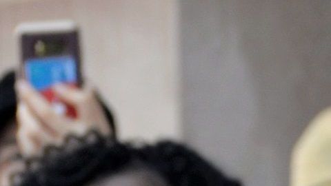 Dolores Huerta durante una protesta en el condado de San Bernardino en junio de este año.