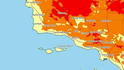 Esta tarden se registrarán las temperaturas más altas.