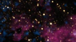 El centro de la Vía Láctea, con el agujero negro supermasivo Sagitario A * (Sgr A *).