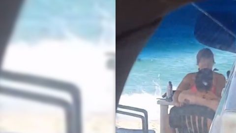 Nunca se dieron cuenta que estaban siendo grabados.