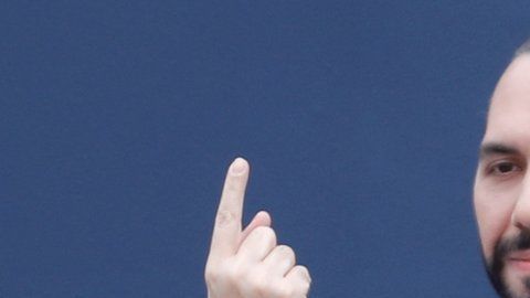 Presidente de El Salvador Nayib Bukele.