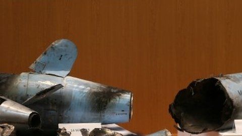 El ataque fue con drones .