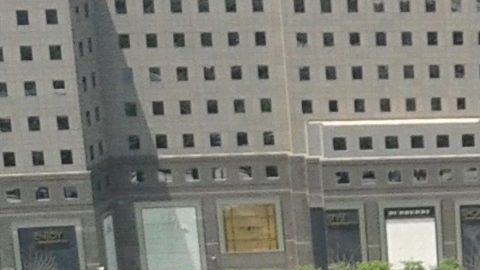 Memorial del 11S en las bases de las Torres Gemelas destruidas