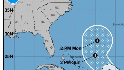 La tormenta tropical puede fortalecerse. Pasará cerca de Puerto Rico el sábado.