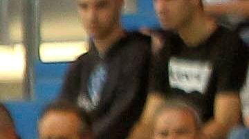 GRAF9283. EIBAR, 26/09/2019.- El delantero del Sevilla Lucas Ocasmpos (C) celebra su gol ante el Eibar, el primero del equipo, durante el partido de la sexta jornada de Liga que disputan en el estadio Ipurua. EFE/ Miguel Toña