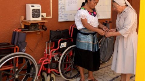 Trueque en hospital de Chiapas.