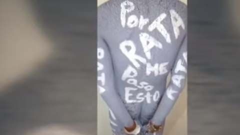 Las brutales imágenes circulan en redes sociales.