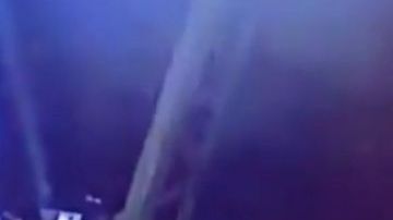 El momento en que el ciclista es atropellado.