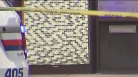 La policía de Nassau en la escena