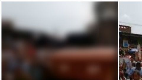 Vecinos y familiares se unieron al baile.