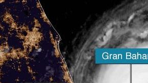 El ojo del huracán Dorian afectó de lleno a la isla de Gran Bahama.