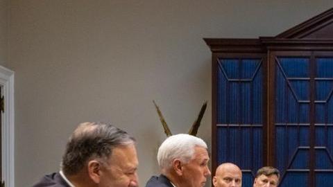 La reunión fue liderada por el vicepresidente Mike pence y el canciller mexicano Marcelo Ebrard.