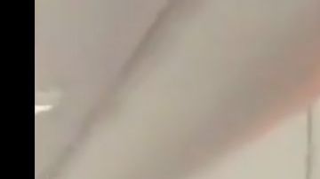 El momento en que intentan abrir la puerta.