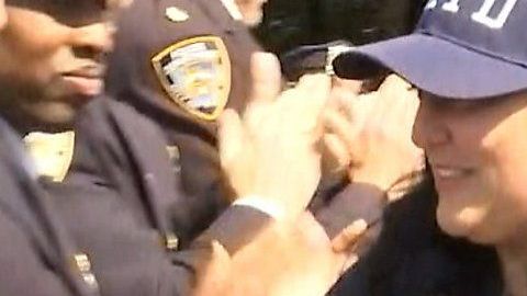 Medina al salir del hospital