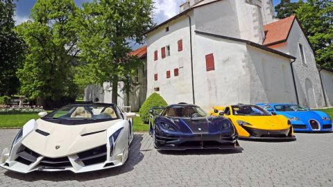 Aston Martin, Bentley, Bugatti, Ferrari, Koenigsegg, Lamborghini, Maserati, Mercedes-Maybach y Porsche: estos son los supuestos autos que el vicepresidente de un país africano guardaba en Suiza