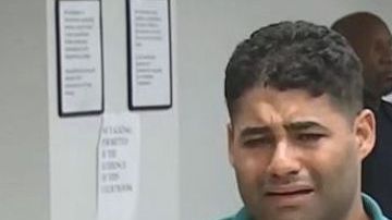 Juan Rodríguez y su abogado, el 27 de julio 2019