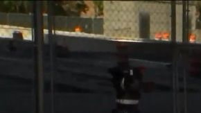 Leandra Feliz al salir de la corte el 7 de mayo