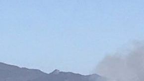 El incendio Lopez al sureste de San Luis Obispo.