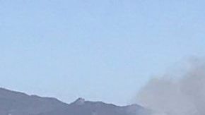 El incendio Lopez al sureste de San Luis Obispo.