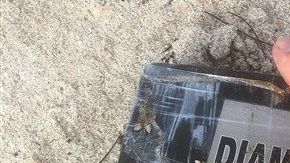 El primer paquete que encontraron llevaba inscrita la palabra "DIAMANT".