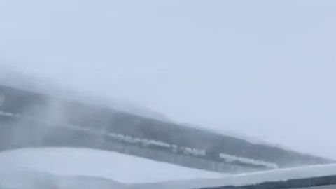 La nevada en Montana.