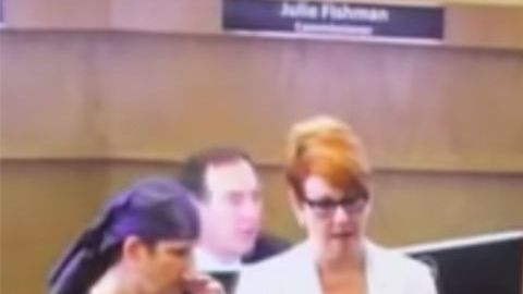 El momento en que Gelin encara a Gallardo.