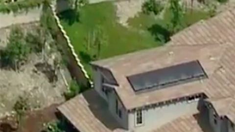 La casa donde ocurrió el crimen.