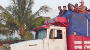 Los indocumentados fuerons trasladados el INM.