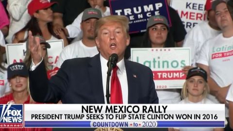 Trump en Río Pancho, Nuevo México