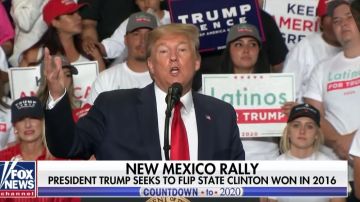 Trump en Río Pancho, Nuevo México