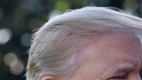 El presidente Trump y la activista Greta Thunberg.