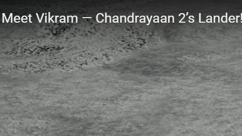 El módulo Vikram, de la misión espacial de India, falló en el alunizaje.