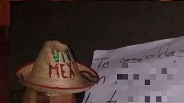 !Viva México! sicarios del narcotráfico celebran mes patrio mexicano con decapitado