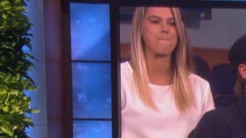 Brad Pitt en Ellen Degeneres.