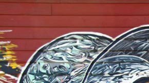 Una obra de Héctor Duarte. Chicago celebra el festival Pilsen Open Studios.