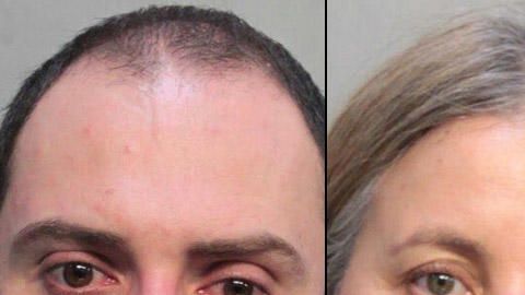 El grupo de auxiliares arrestado.