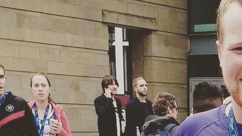 Harry Potter en una carrera de 10 kilómetros en Manchester.